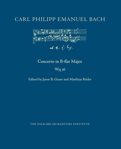Beispielbild fr Concerto in B-flat Major, Wq 36 zum Verkauf von AHA-BUCH GmbH