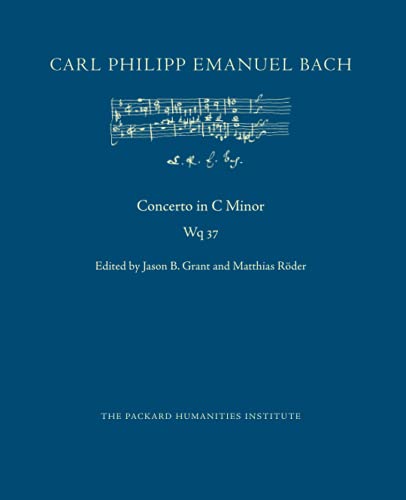 Beispielbild fr Concerto in C Minor, Wq 37 zum Verkauf von AHA-BUCH GmbH