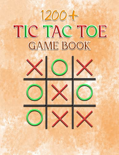 Stock image for 1200 Tic Tac Toe Game Book Two Players Activity Book Fun Activities for Family Time, Travelers, Campers more than 1200 Tic Tac Toe for sale by PBShop.store US