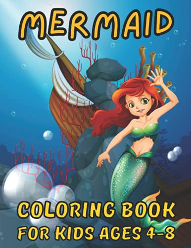 Stock image for Mermaid Coloring Book For Kids Ages 4-8 for sale by GreatBookPrices