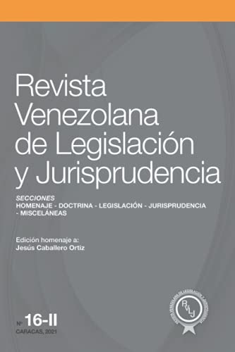 Stock image for Contenido de la Revista Venezolana de Legislacin y Jurisprudencia N. 16-II (Spanish Edition) for sale by ALLBOOKS1