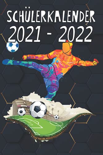 Beispielbild fr SCHLERKALENDER Fuball: taglich und wochen schulplaner - 2 Tage pro Seite zum Verkauf von medimops