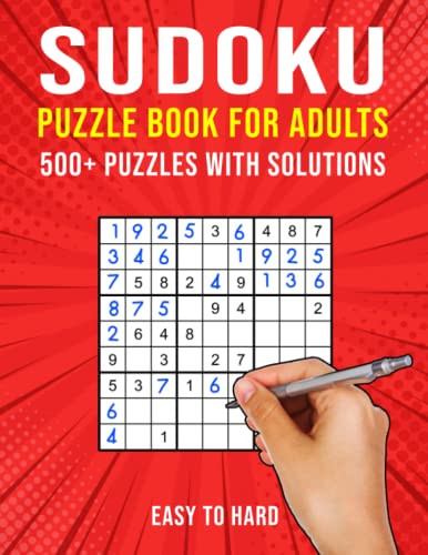 Beispielbild fr Suduko Puzzle Book for Adults: Easy to Hard | 500+ Puzzles zum Verkauf von AwesomeBooks