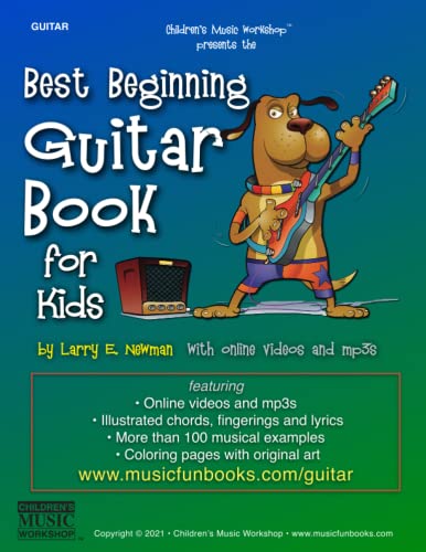 Beispielbild fr Best Beginning Guitar Book for Kids: Easy learn how to play guitar method made simple for beginner students and children of all ages with essential . and more (Guitar Books by Music Fun Books) zum Verkauf von AwesomeBooks