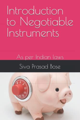 Stock image for Introduction to Negotiable Instruments for sale by PBShop.store US