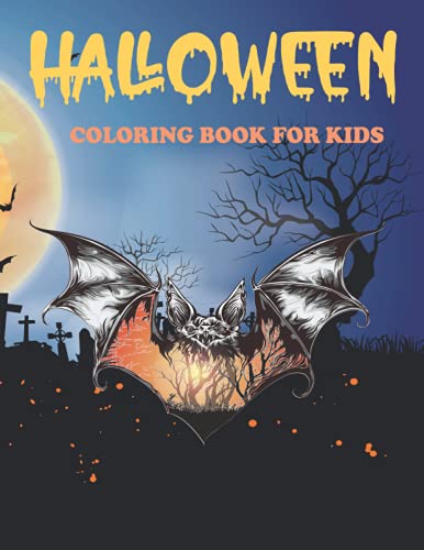 Stock image for Halloween Coloring Book For Kids: Kids Coloring Book with Spooky Characters, Kids Halloween Book for sale by Ria Christie Collections