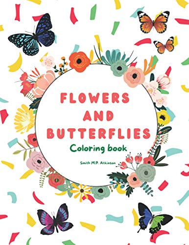 Stock image for Flowers and Butterflies coloring book (Paperback) for sale by CitiRetail