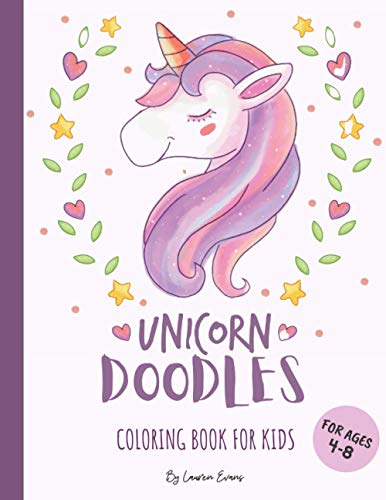 Stock image for Unicorn Doodles - Coloring Book For Kids: Coloring Pages & Sketchbook - 2 in 1: For Kids Ages 4-8 for sale by GreatBookPrices