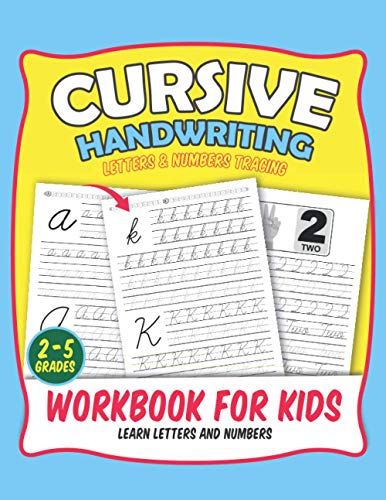 Stock image for Cursive Handwriting Letters and Numbers Tracing Workbook for Kids for sale by PBShop.store US