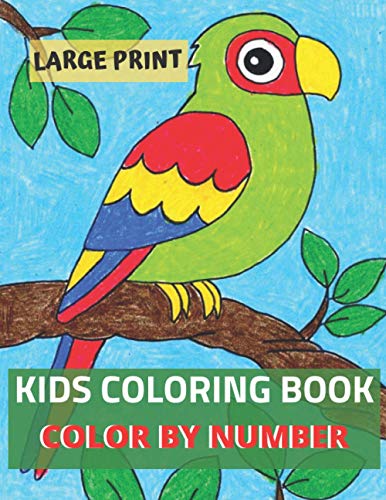 Beispielbild fr Large Print Kids Coloring Book Color By Number: 50 Unique Color By Number Design for drawing and coloring Stress Relieving Designs for Kids Relaxation zum Verkauf von GreatBookPrices