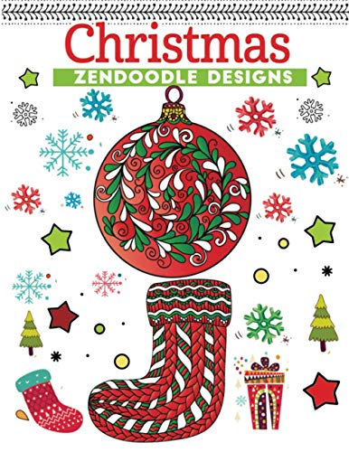 Stock image for christmas zendoodle designs: An Adult Coloring Book Featuring Easy , Stress Relieving & beautiful Winter snowflakes Designs To Draw (Coloring Book for Relaxation) for sale by ALLBOOKS1