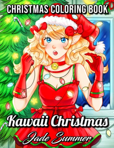 Stock image for Kawaii Christmas: An Adult Coloring Book with Adorable Girls, Christmas Scenes, Winter Fun, Holiday Adventures, and More! for sale by Decluttr