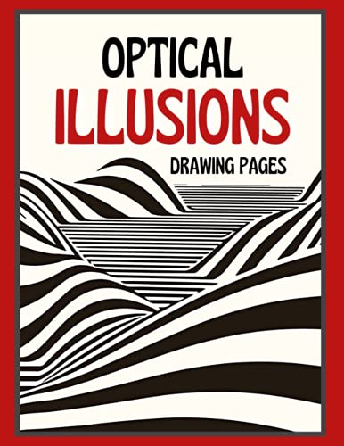 9798560026868: Optical Illusions Drawing Pages: A 3D Coloring Book for Adults and Kids. By Melting Mandalas