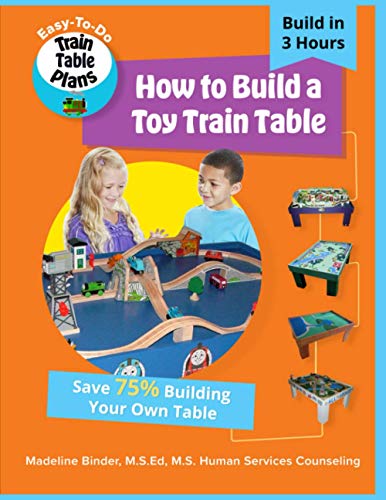 Immagine stock per How to Build a Toy Train Table: DIY Easy-to-Do Toy Train Table Plans