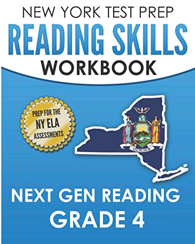 Stock image for NEW YORK TEST PREP Reading Skills Workbook Next Gen Reading Grade 4: Preparation for the New York State ELA Tests for sale by GreatBookPrices