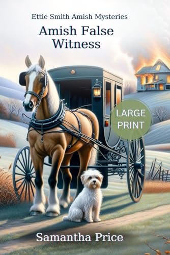 Beispielbild fr Amish False Witness LARGE PRINT: Amish Cozy Mystery zum Verkauf von HPB Inc.