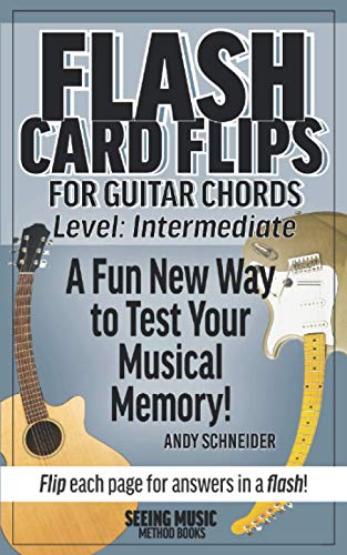 Beispielbild fr Flash Card Flips for Guitar Chords Level Intermediate Test Your Memory of Advancing Guitar Chords zum Verkauf von PBShop.store US