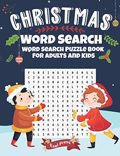 Imagen de archivo de Christmas Word Search - Word Search Puzzle Book For Adults And Kids: - Large 8.5" x 11" - Christmas word search activity book a la venta por GreatBookPrices