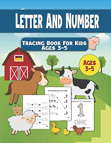 9798576647569: Letter And Number Tracing Book For Kids Ages 3-5: Number Tracing Book For Preschoolers | Writing Numbers Workbook Kindergarten | Pen Control Age 3-5 ... (Learn To Write Books For Kids 3-5) ِ