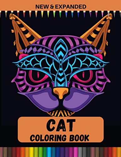 Stock image for Cat Coloring Book (New & Expanded): Stress Relieving Coloring bood for Adult for sale by GreatBookPrices