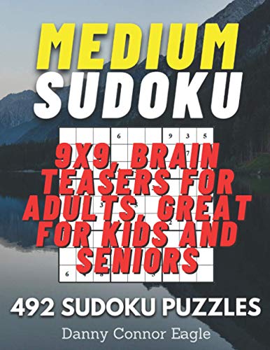 Imagen de archivo de Sudoku Medium 9x9, Brain Teasers for Adults, Great for Kids and Seniors a la venta por PBShop.store US