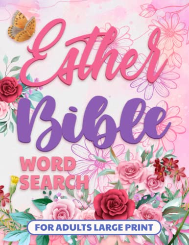 Imagen de archivo de Esther Bible Word Search Books For Adults Large Print a la venta por GreatBookPrices