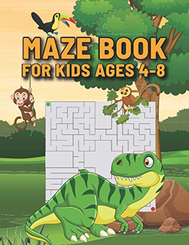 Imagen de archivo de Maze Book For Kids Ages 4-8 a la venta por GreatBookPrices