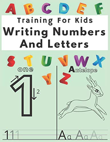 Beispielbild fr Training For Kids Writing Numbers And Letters: Workbook for Preschool, Practice Workbook zum Verkauf von GreatBookPrices