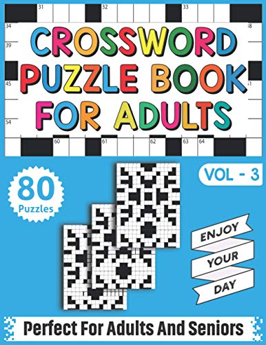 Stock image for Crossword Puzzle Book For Adults: Take a Puzzle Journey From Your Own Home With 80 Large Print Fun and Relaxing Crossword Puzzles Book For Adults Seni for sale by GreatBookPrices