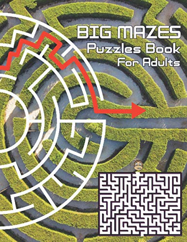 Stock image for Big Mazes Puzzles Book For Adults: Challenge and Fun for your Brain, Square Mazes Level Two-Player Mazes Books for Beginner to Expert, Maze Puzzle Boo for sale by GreatBookPrices