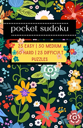 Stock image for Pocket Sudoku: Cute Sudoku Book Mini Pocket Size Travel Friendly Puzzle Book for Adults - 4 Difficulty Levels for sale by Goodwill