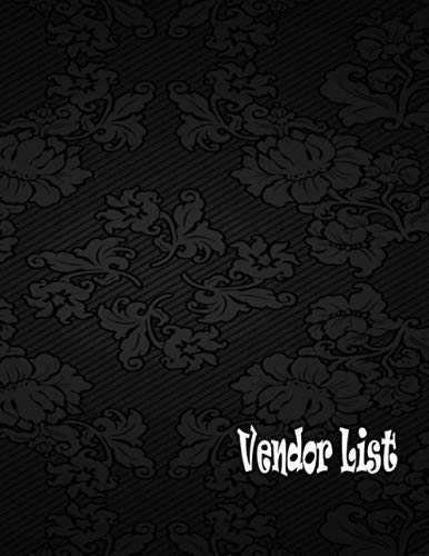 Beispielbild fr Vendor List: Planner, organizer and log book. Blank wholesale vendors list for clothing, hair, lashes, clothes, wedding and online businesses. zum Verkauf von Big River Books