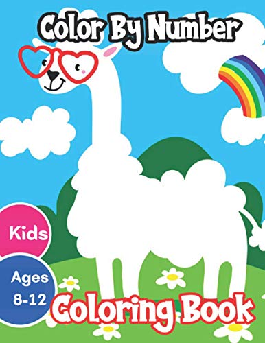 9798598885871: Color By Number Kids Ages 8-12 Coloring Book: 50 Unique Color By Number Design for drawing and coloring Stress Relieving Designs for Adults Relaxation Creative haven color by number Books