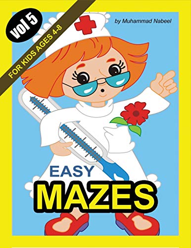 Stock image for Easy Mazes for Kids Ages 4-8 - Vol 5 (Paperback) for sale by CitiRetail