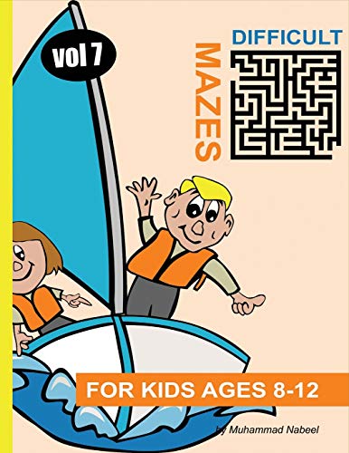 Stock image for Difficult Mazes for Kids Ages 8-12 - Vol 7 (Paperback) for sale by CitiRetail