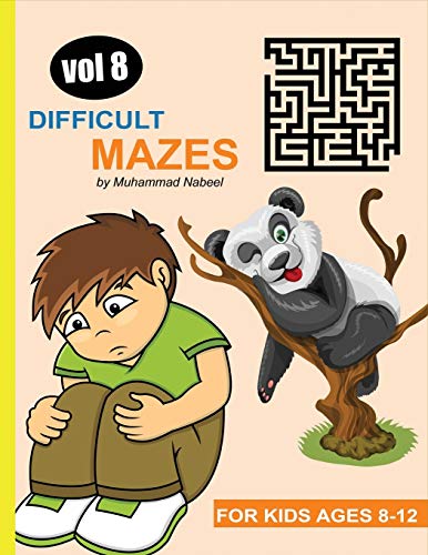 Stock image for Difficult Mazes for Kids Ages 8-12 - Vol 8 (Paperback) for sale by CitiRetail
