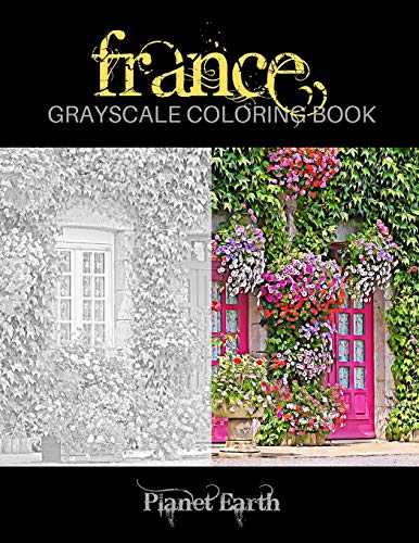 Stock image for France Grayscale Coloring Book for sale by California Books