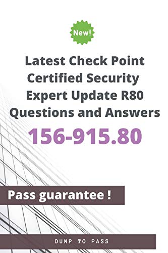 Stock image for Latest Check Point Certified Security Expert Update 156-915.80 R80 Questions and Answers: 156-915.80 Workbook for sale by California Books