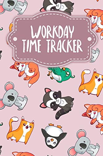 9798604999301: Workday Time Tracker: Weekly timesheets to complete for 2 years | Design: Pink wildlife