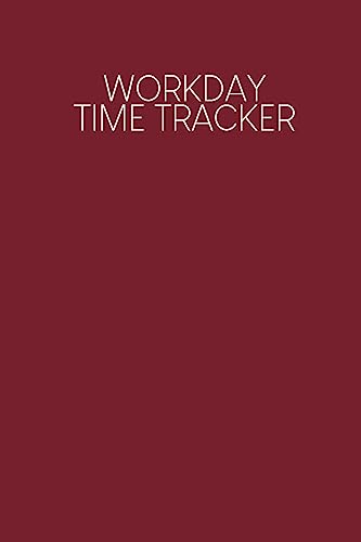 9798608487590: Workday Time Tracker: Weekly timesheets to complete for 2 years | Design: Red