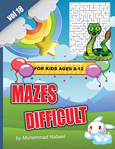 Stock image for Difficult Mazes for Kids Ages 8-12 - Vol 18 (Paperback) for sale by CitiRetail