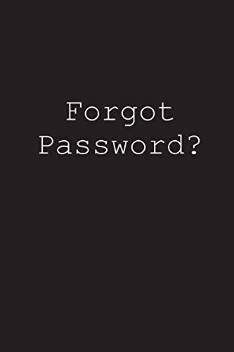 Stock image for Forgot Password?: An alphabetized login tracker (Paperback) for sale by Book Depository International