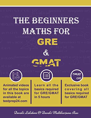 Beispielbild fr The Beginners Maths for GRE & GMAT: GRE GMAT MATHS zum Verkauf von Ria Christie Collections
