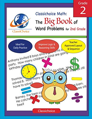 Stock image for Classichoice Math: The Big Book of Word Problems for 2nd Grade for sale by Better World Books: West