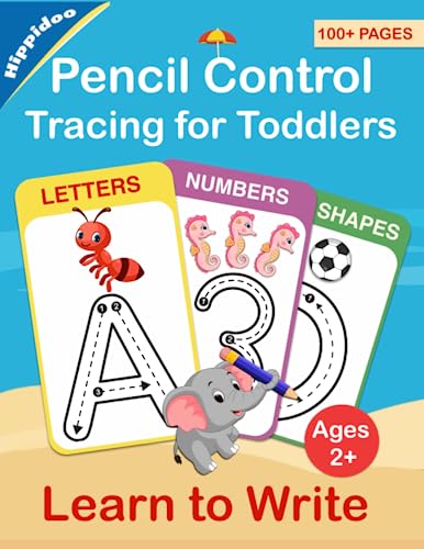 Stock image for Tracing For Toddlers: First Learn to Write workbook. Practice line tracing, pen control to trace and write ABC Letters, Numbers and Shapes (Learn Pen . Words & Math for Preschool & Kindergarten) for sale by Wonder Book