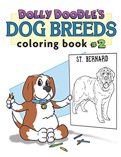 Imagen de archivo de Dolly Doodles Dog Breeds Coloring Book #2 a la venta por ALLBOOKS1