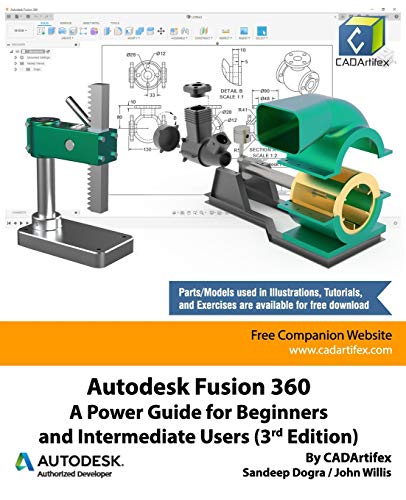 Beispielbild fr Autodesk Fusion 360: a Power Guide for Beginners and Intermediate Users (3rd Edition) : April 2020 zum Verkauf von Better World Books