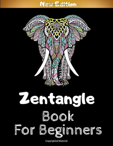 Stock image for Zentangle Book for Beginners : Simple and Easy Animals Zentangle Coloring Book for Beginners Adults and Kids - Best Stress Relieving Gift for Animal Lovers Men Women Boys Girls and Teens for sale by Better World Books