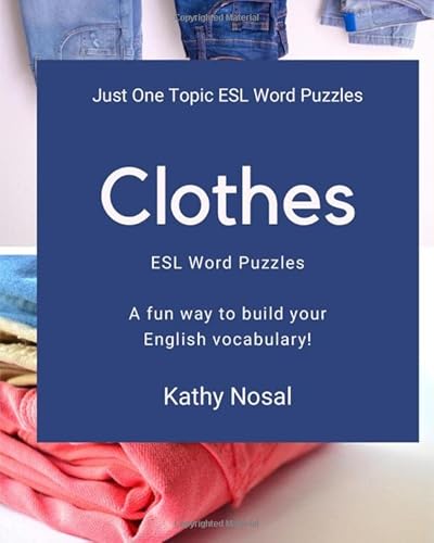 Stock image for Clothes ESL Word Puzzles for sale by GreatBookPrices