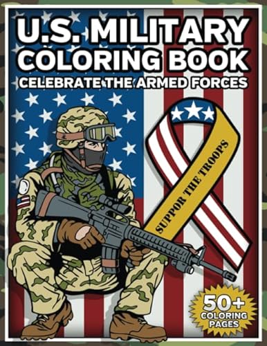 Beispielbild fr Ultimate Military Coloring Book : Celebrate the Armed Forces of America 50+ Coloring Pages! zum Verkauf von Better World Books